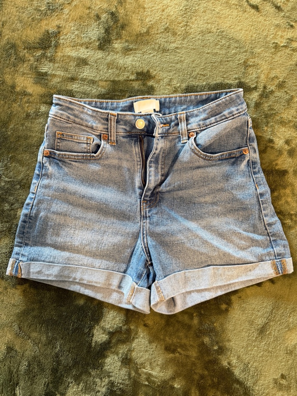 H&M High Rise Jean Shorts sz 6